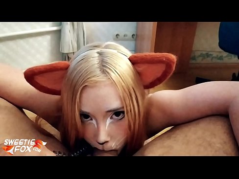 ❤️ Kitsune ingoia il cazzo e sborra in bocca ❤❌ Video di sesso al it.markettass.ru ❤️